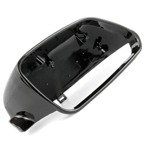 VW Polo 2005 - 2009 Right Drivers Side Door Wing Mirror Cover Black LC9X