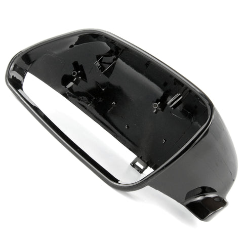 VW Polo 2005 - 2009 Left Passenger Side Door Wing Mirror Cover Black LC9X