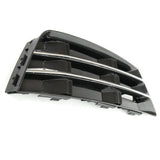 Audi A4 B9 2015-2019 Chrome Front Bumper Lower Side Grille Right Drivers Side