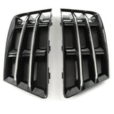 Audi A4 B9 2015-2019 Chrome Front Bumper Lower Side Grilles Left & Right