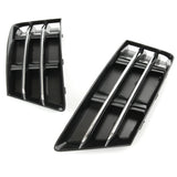 Audi A4 B9 2015-2019 Chrome Front Bumper Lower Side Grilles Left & Right