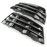 Audi A4 B9 2015-2019 Chrome Front Bumper Lower Side Grilles Left & Right
