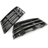 Audi A4 B9 2015-2019 Chrome Front Bumper Lower Side Grilles Left & Right