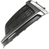 Audi A5 B9 2016-2020 S Line Front Bumper Grille Silver Left Passenger Side