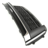 Audi A5 B9 2016-2020 S Line Front Bumper Grille Silver Left Passenger Side