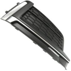 Audi A5 B9 2016-2020 S Line Front Bumper Grille Silver Right Drivers Side