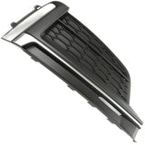 Audi A5 B9 2016-2020 S Line Front Bumper Grille Silver Right Drivers Side