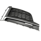 Audi A5 B9 2016-2020 S Line Front Bumper Grille Silver Right Drivers Side
