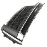 Audi A5 B9 2016-2020 S Line Front Bumper Grille Silver Right Drivers Side