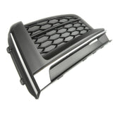 Audi A5 B9 2016-2020 S Line Front Bumper Grille Silver Right Drivers Side