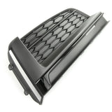 Audi A5 S-Line S5 B9 2016-2020 Black Edition Front Bumper Lower Centre & Side Grilles