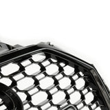 RS3 Style Honeycomb Black Front Grilles Kit to fit Audi A3 8v Facelift 2016-19 S-Line