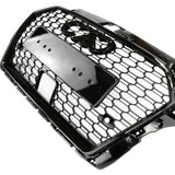 RS3 Style Honeycomb Black Front Grille (with acc) to fit Audi A3 8v Facelift 2016-19