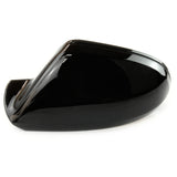 Black Door Wing Mirror Cover Cap Left Passenger Side for Audi A6 C7 C7.5