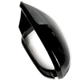 Black Door Wing Mirror Cover Cap Left Passenger Side for Audi A6 C7 C7.5