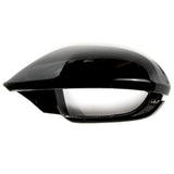 Black Door Wing Mirror Cover Cap Left Passenger Side for Audi A6 C7 C7.5