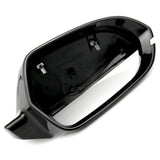 Black Door Wing Mirror Cover Cap Right Drivers Side for Audi A6 C7 C7.5