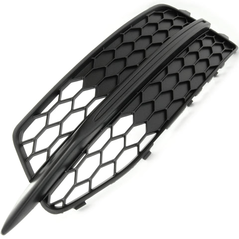 Audi A6 C7 Matt Black Front Side Lower Bumper Grille Left Passenger Side