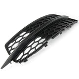 Audi A6 C7 Matt Black Front Side Lower Bumper Grille Left Passenger Side