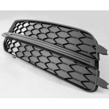 Audi A6 C7 Matt Black Front Side Lower Bumper Grille Left Passenger Side