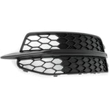 Audi A6 C7 Matt Black Front Side Lower Bumper Grille Left Passenger Side