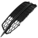 Audi A6 C7 Matt Black Front Side Lower Bumper Grille Left Passenger Side