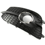 Audi Q3 2012-14 S Line Front Bumper Fog Light Grille Chrome Left Passenger Side