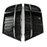 RS3 Style Honeycomb Black Front Grilles Kit to fit Audi A3 8v Facelift 2016-19 S-Line