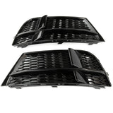 RS3 Style Honeycomb Black Front Grilles Kit to fit Audi A3 8v Facelift 2016-19 S-Line