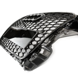 Audi A3 8v 2013-2016 RS3 Style Honeycomb Black Front Grilles Kit