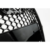RS3 Style Honeycomb Black Front Grille to fit Audi A3 8v 2013-2016