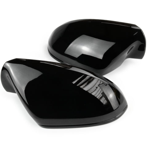 Gloss Black Door Wing Mirror Covers Caps for Audi A6 C7 and C7.5