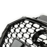 RS3 Style Honeycomb Black Front Grilles Kit to fit Audi A3 8v Facelift 2016-19 S-Line