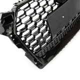 Audi A5 S-Line S5 B9 2016-2020 RS Style Honeycomb Front Bumper Grille & Fog Light Covers Kit