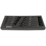 ZEHN TOOLS Black Combination Spanners 12 Piece Set in a Foam Tray for Tool Chests