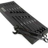 ZEHN TOOLS Black Combination Spanners 12 Piece Set in a Foam Tray for Tool Chests