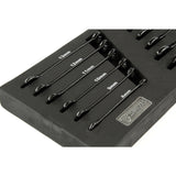 ZEHN TOOLS Black Combination Spanners 12 Piece Set in a Foam Tray for Tool Chests