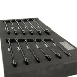 ZEHN TOOLS Black Combination Spanners 12 Piece Set in a Foam Tray for Tool Chests