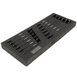 ZEHN TOOLS Black Combination Spanners 12 Piece Set in a Foam Tray for Tool Chests