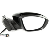 Black Complete Full Door Wing Mirror Right Drivers Side for Vauxhall Corsa F 2019 - 2025