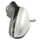 Silver Complete Full Door Wing Mirror Left Passenger Side for Ford Fiesta mk8