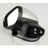 Silver Complete Full Door Wing Mirror Left Passenger Side for Ford Fiesta mk8