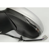 Silver Complete Full Door Wing Mirror Left Passenger Side for Ford Fiesta mk8