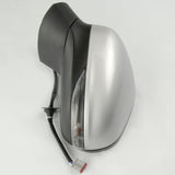 Silver Complete Full Door Wing Mirror Left Passenger Side for Ford Fiesta mk8