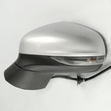 Silver Complete Full Door Wing Mirror Left Passenger Side for Ford Fiesta mk8