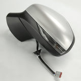 Silver Complete Full Door Wing Mirror Left Passenger Side for Ford Fiesta mk8