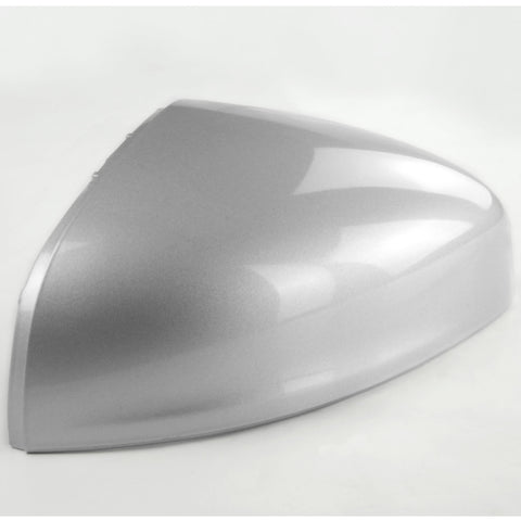 Silver Door Wing Mirror Cover Cap Right Drivers Side for Ford Fiesta mk8