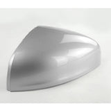 Silver Door Wing Mirror Cover Cap Right Drivers Side for Ford Fiesta mk8