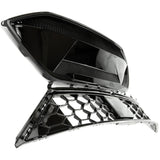 Ford Focus mk4 ST and ST-Line RS Style All Gloss Black Honeycomb Front Grilles Kit
