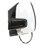 Frozen White Ford Transit Custom Complete Door Wing Mirror Left Passenger Side